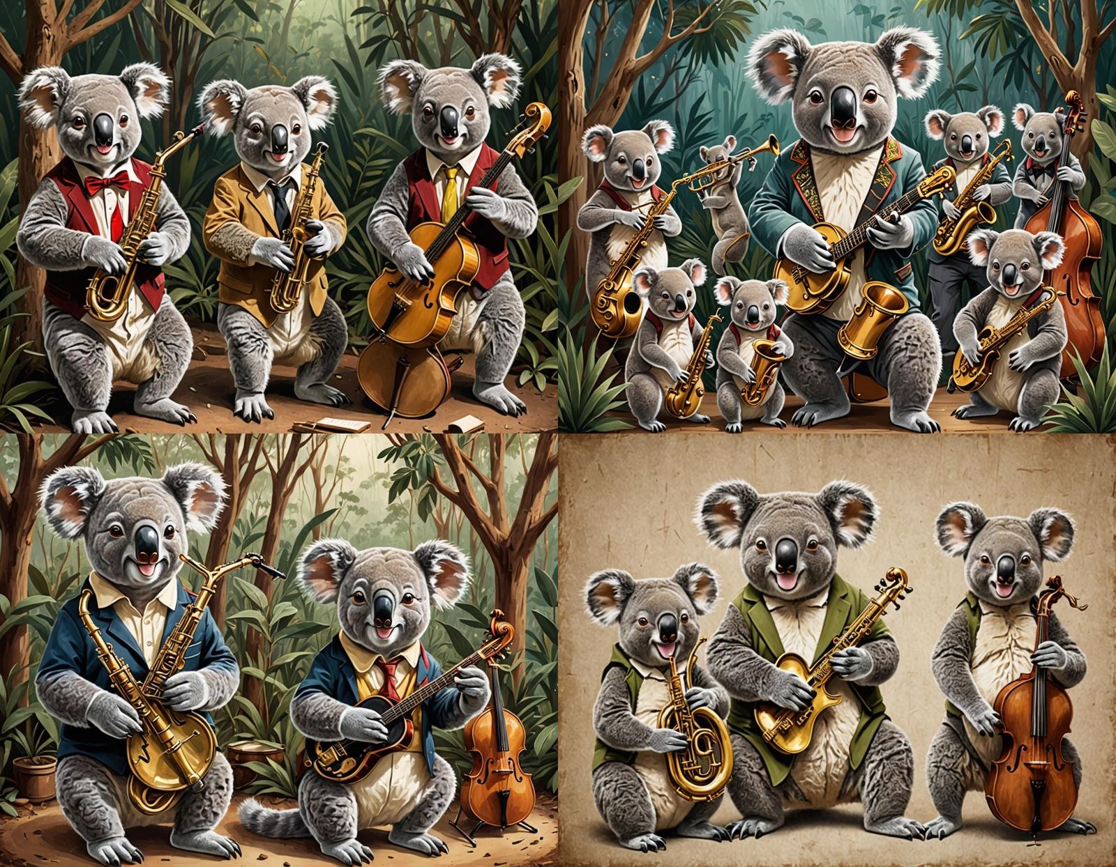 Koala and Kangaroo Jazz Band