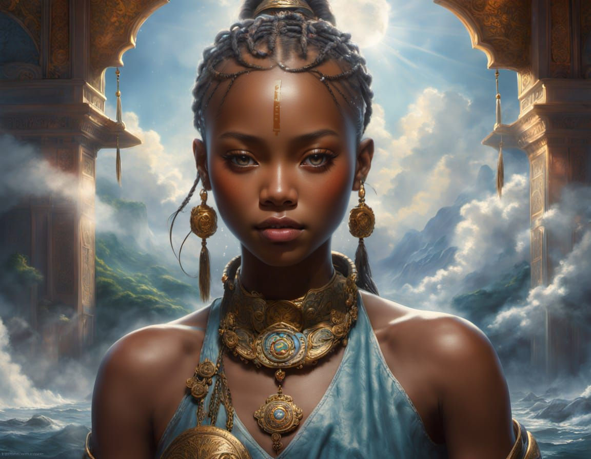 Hyperrealistic Shaolin Warrior in Ethereal Light