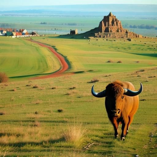 Buffalo Image Generated by AI