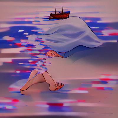 AI Interpretation of 'Slip Away' Concept