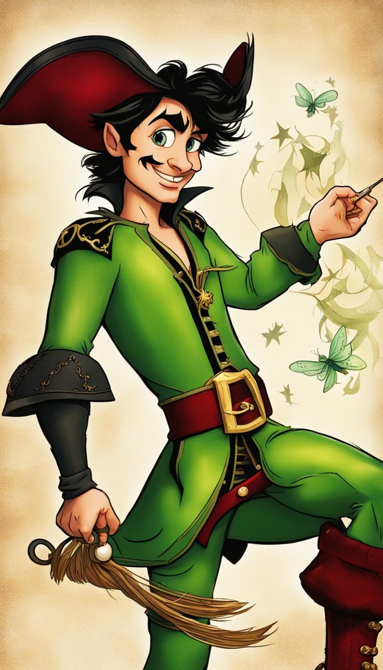 Tinkerbell Becomes Captain Hook: An AI Mashup