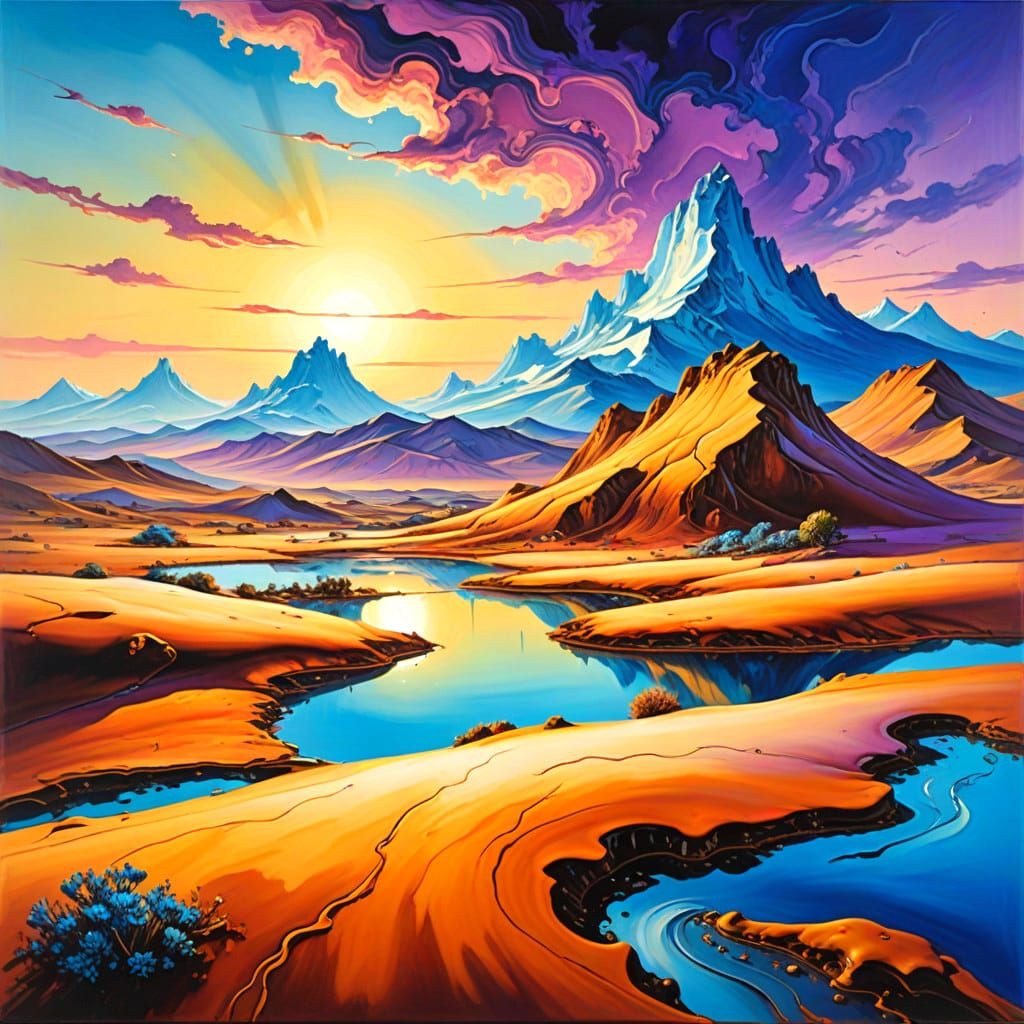 Surreal Dreams in Velvet Hues