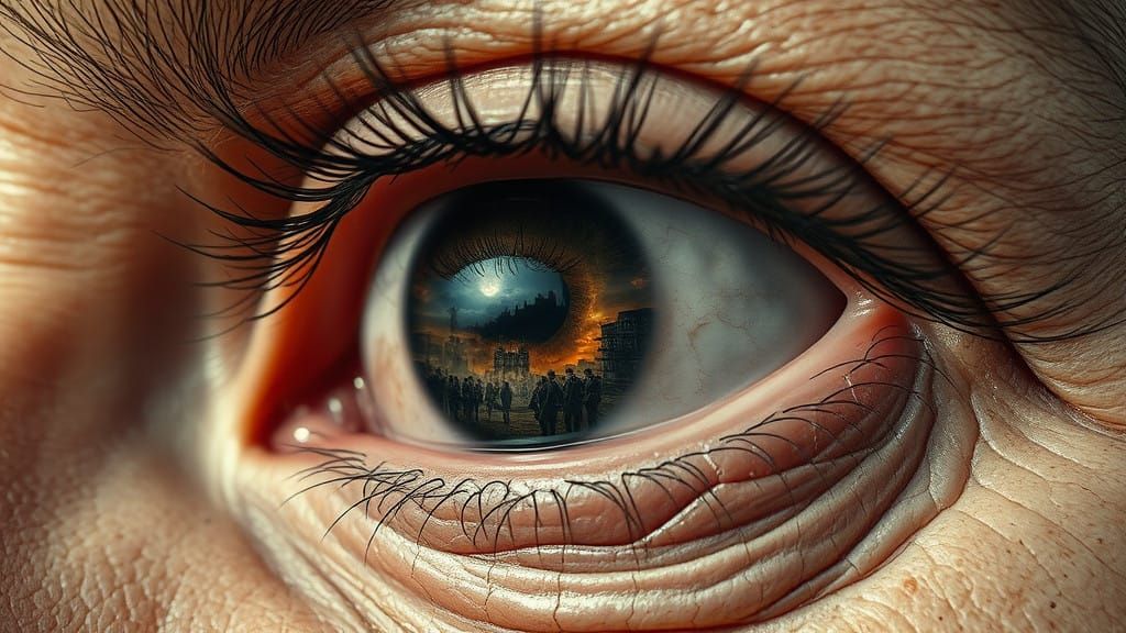 A Haunting, Worn Eye Sees the Turmoil of 2025