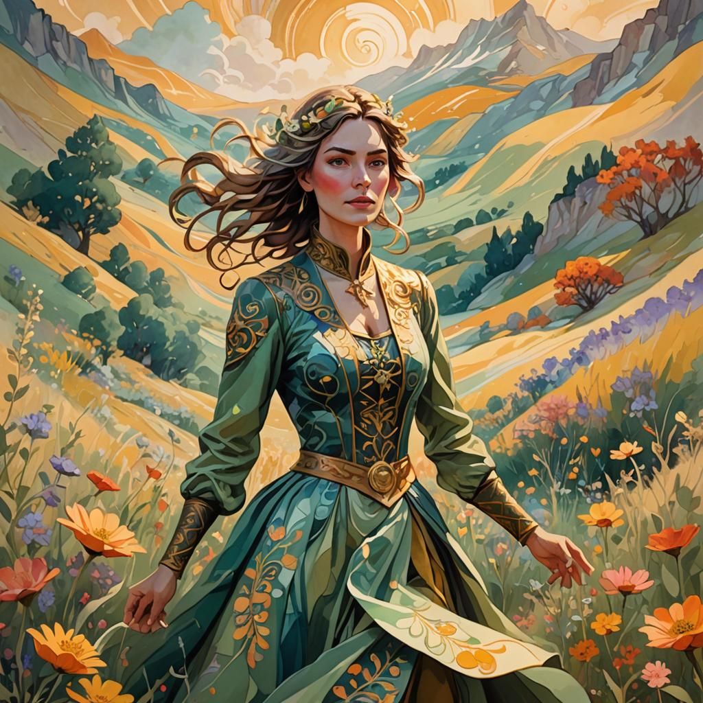 Fantasy Woman in Costume: French Comic Art