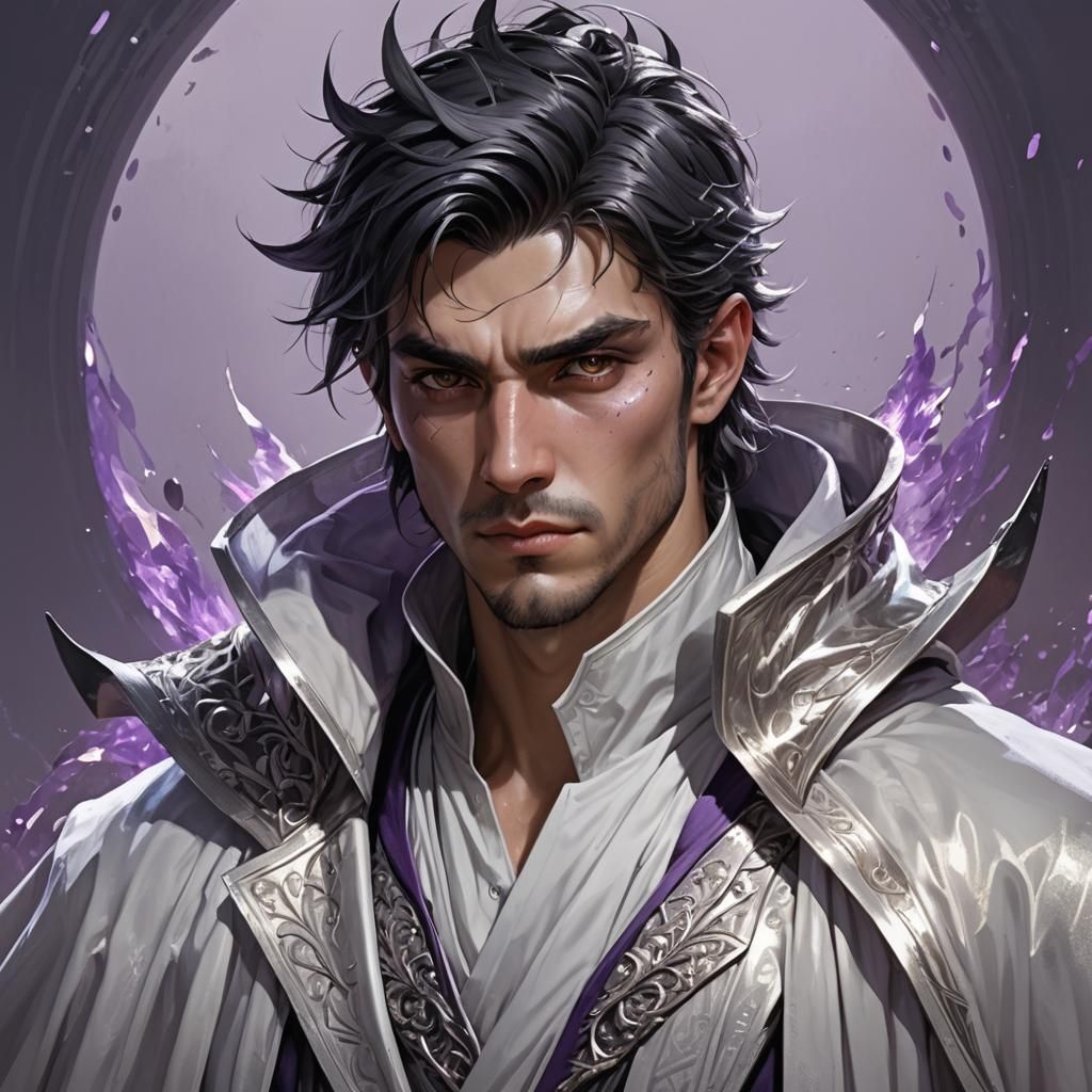 Hexblood Character Portrait in Fantasy Art Style