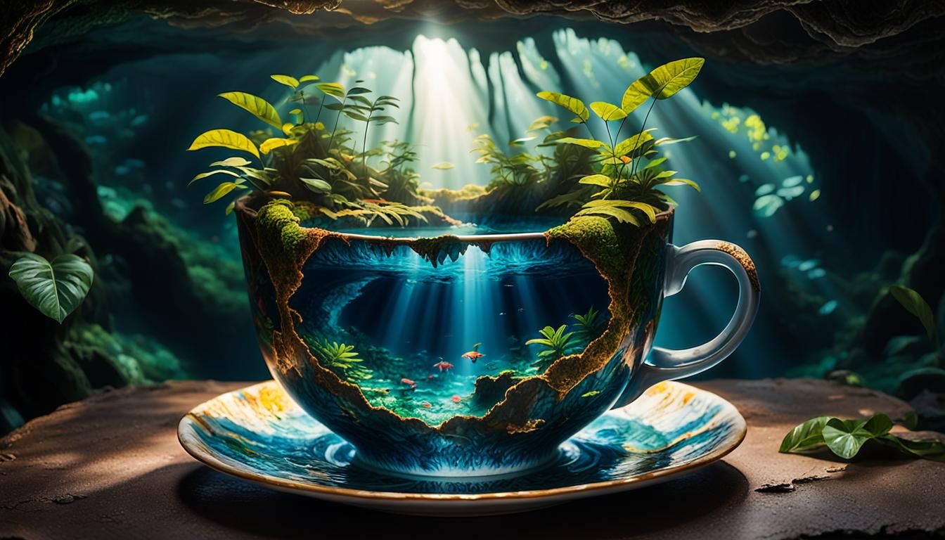 Cenote Tea Cup