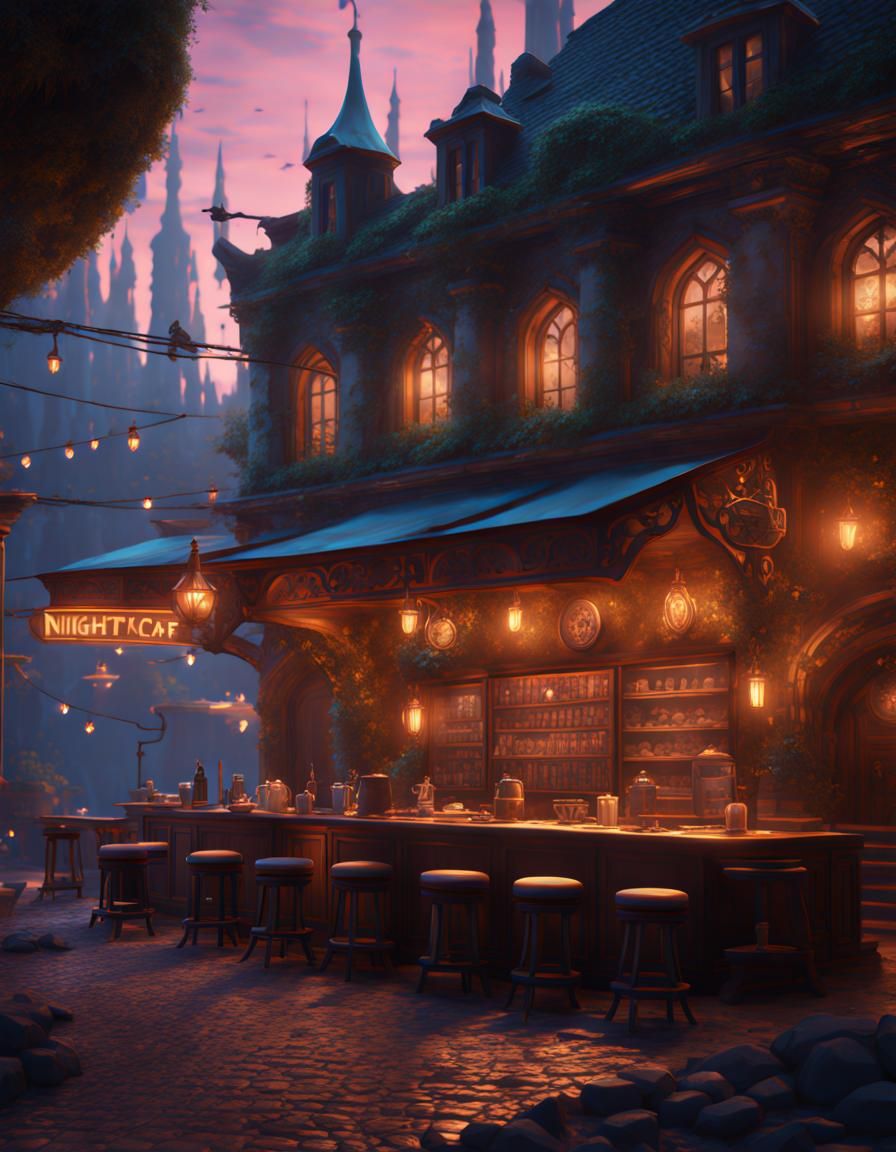 Fantastical Matte Painting in Deep Color