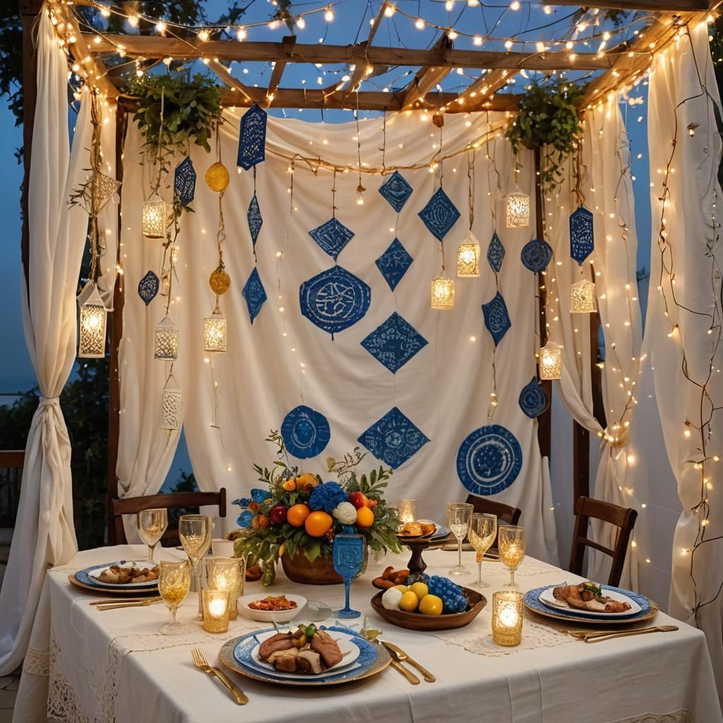 Sukkoth Feast: A Chagall-Inspired Celebration