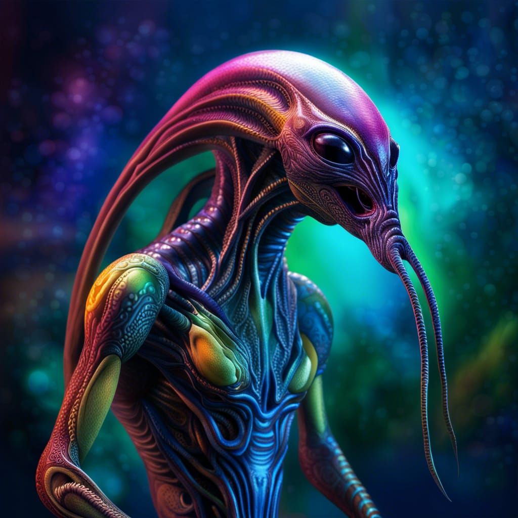 Hyper-Realistic Alien Speculative Zoology Concept Art