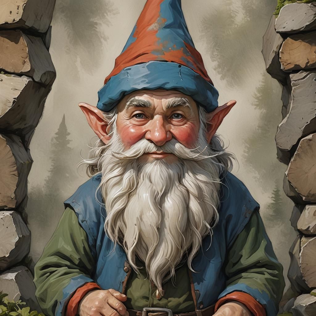 Middle Aged Gnome Portrait