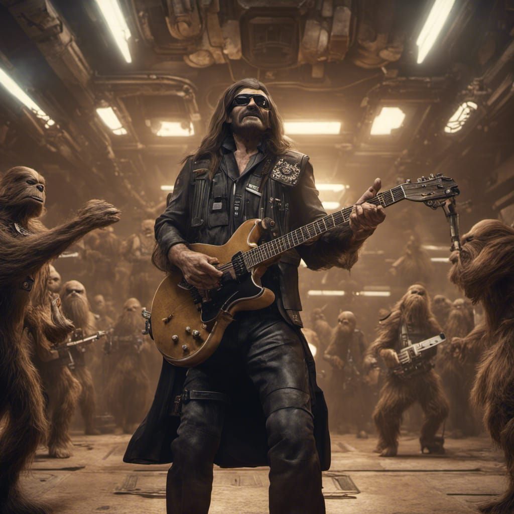 Lemmy and Wookies Rock Mos Eisley Cantina: 3D Render
