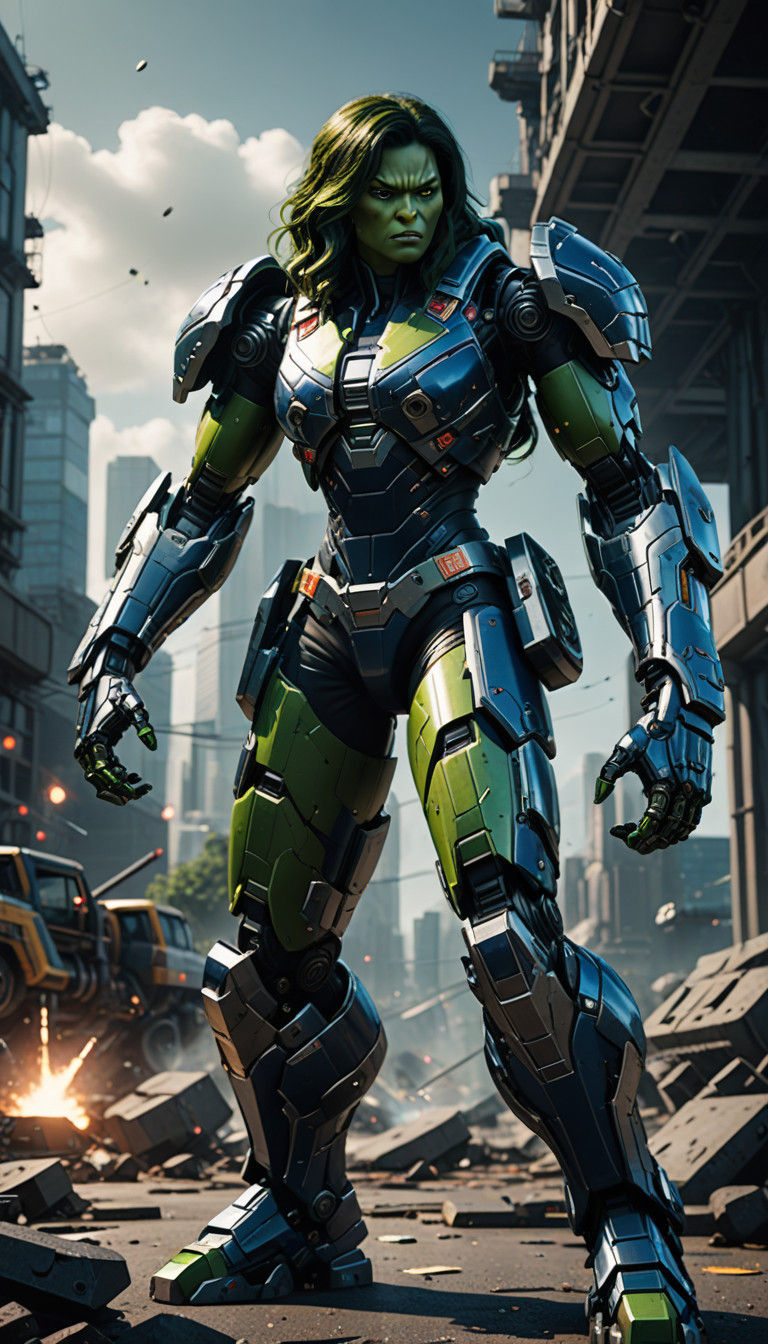 Epic Sci-Fi Mech Revealed in Polished Metal