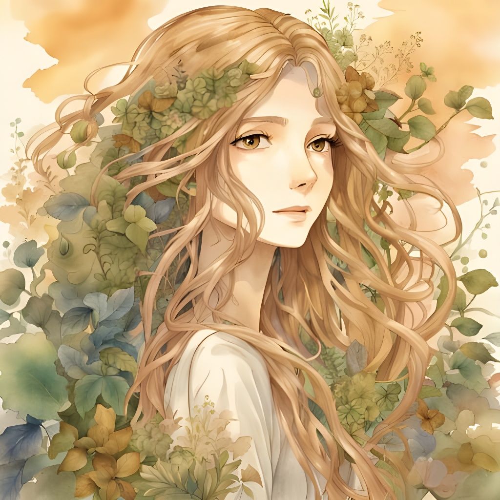 Abstract Forms Merge in AI Art