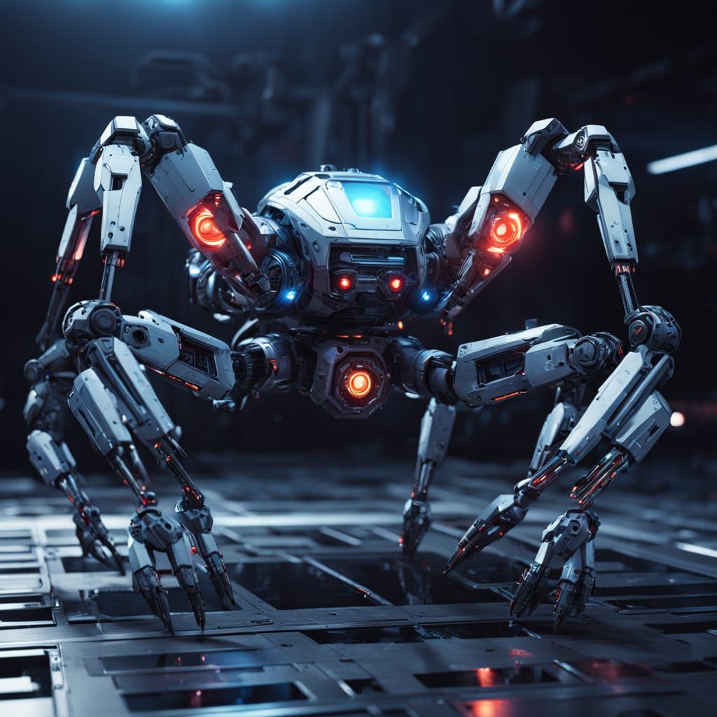 Sci-Fi Robot in Hyper-Realistic Digital Art