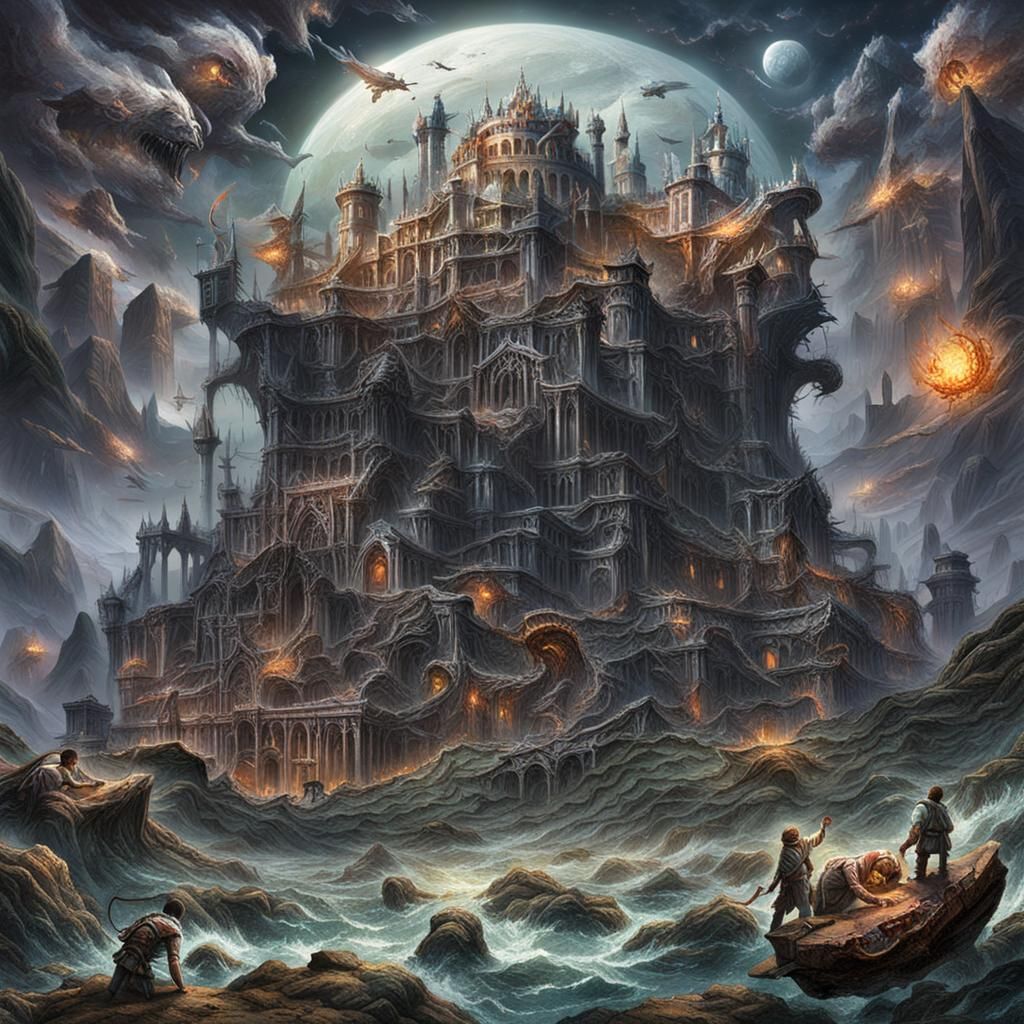 Dismal Creation: An AI Generated Image