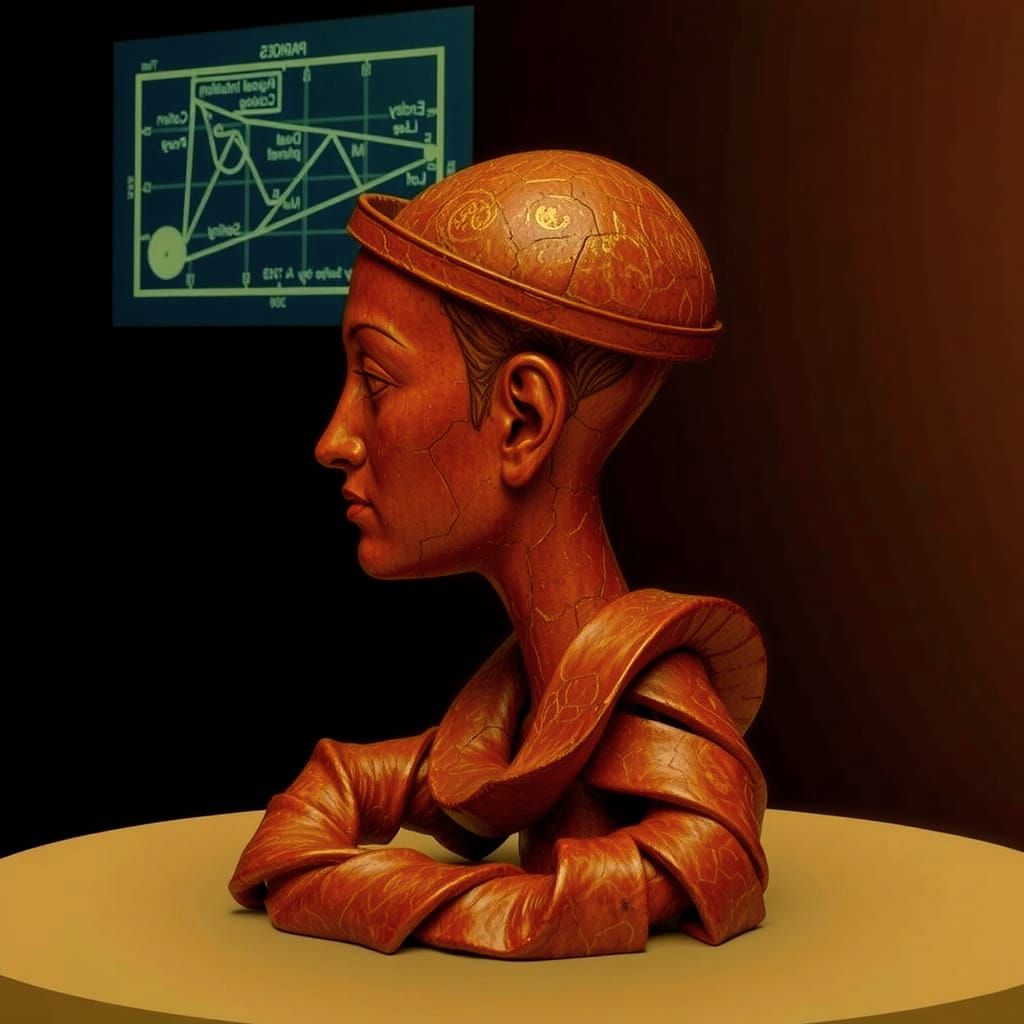 Abstract Mathematical Curves in Seraphinianus Style