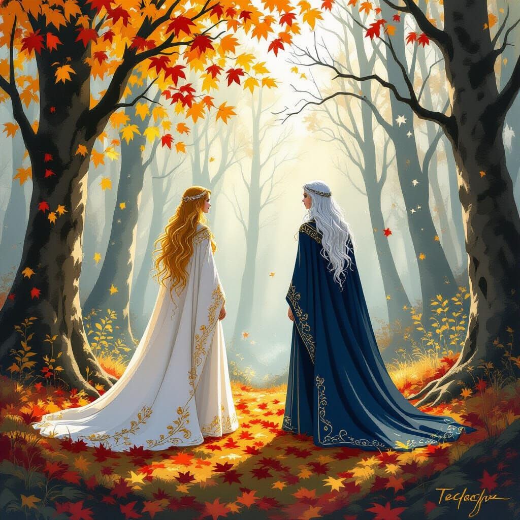 Representing Laurelin and Telperion