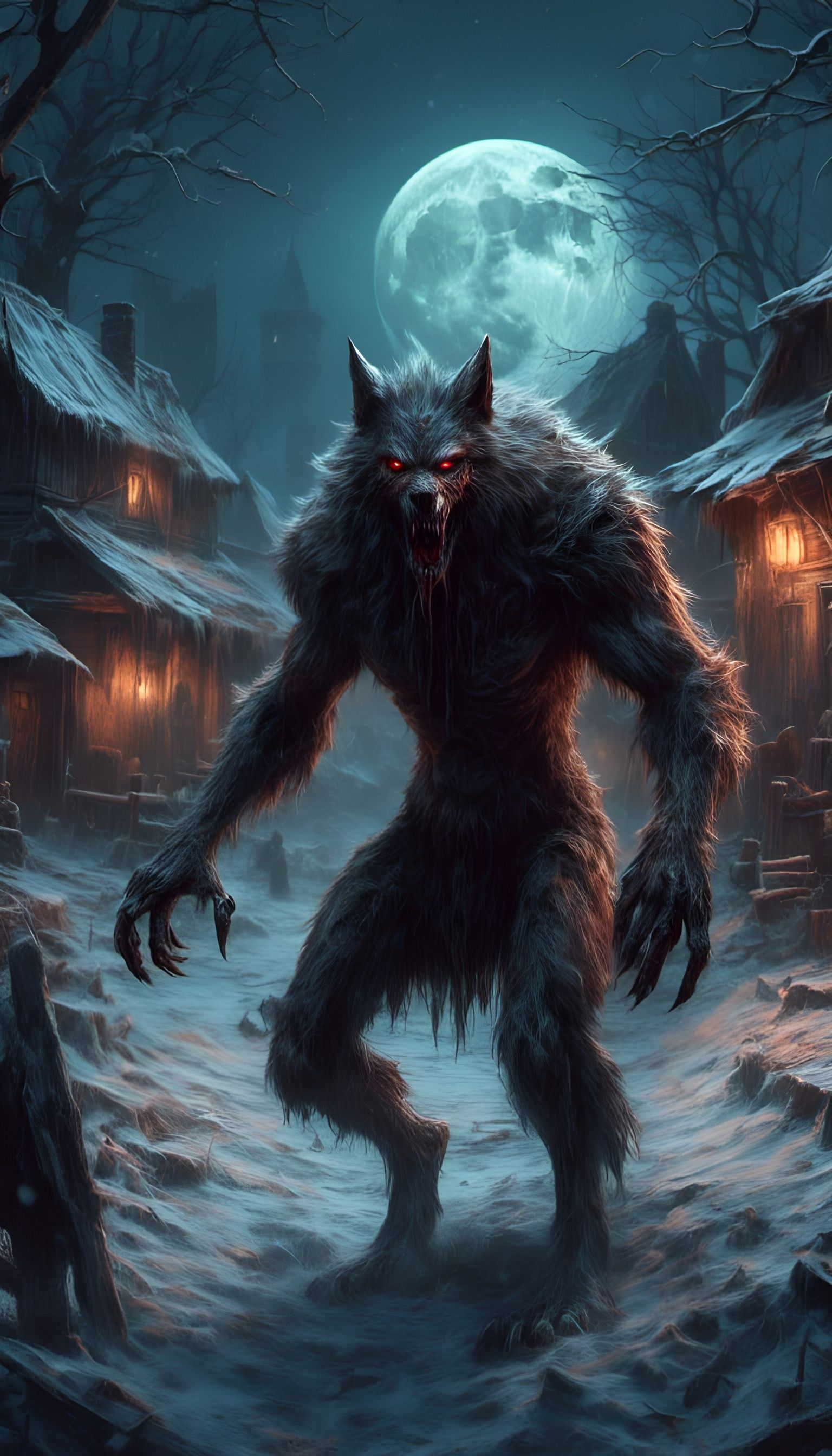 Werewolf Hunting Under a Winter Moon