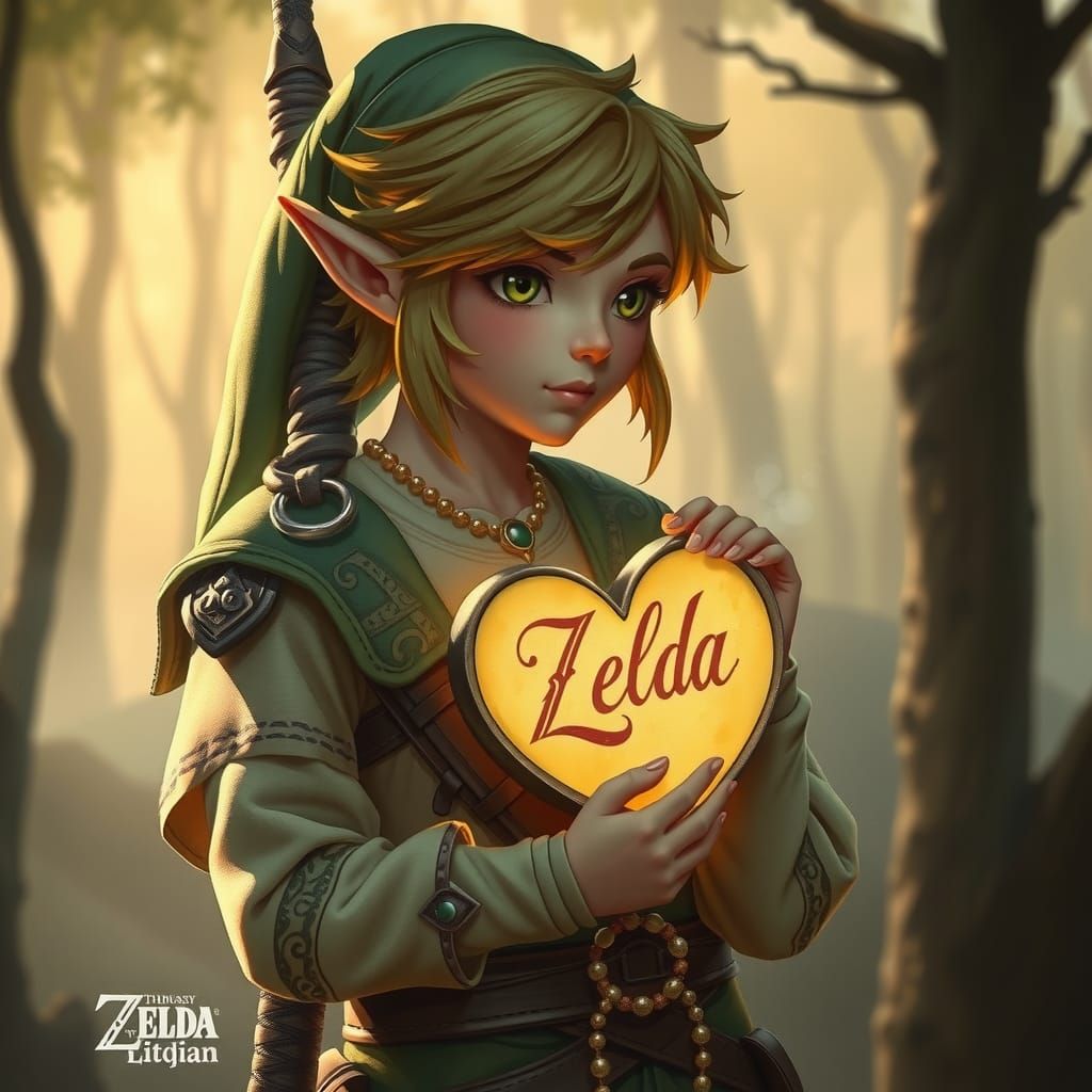 Link in a Dreamy, Golden Light