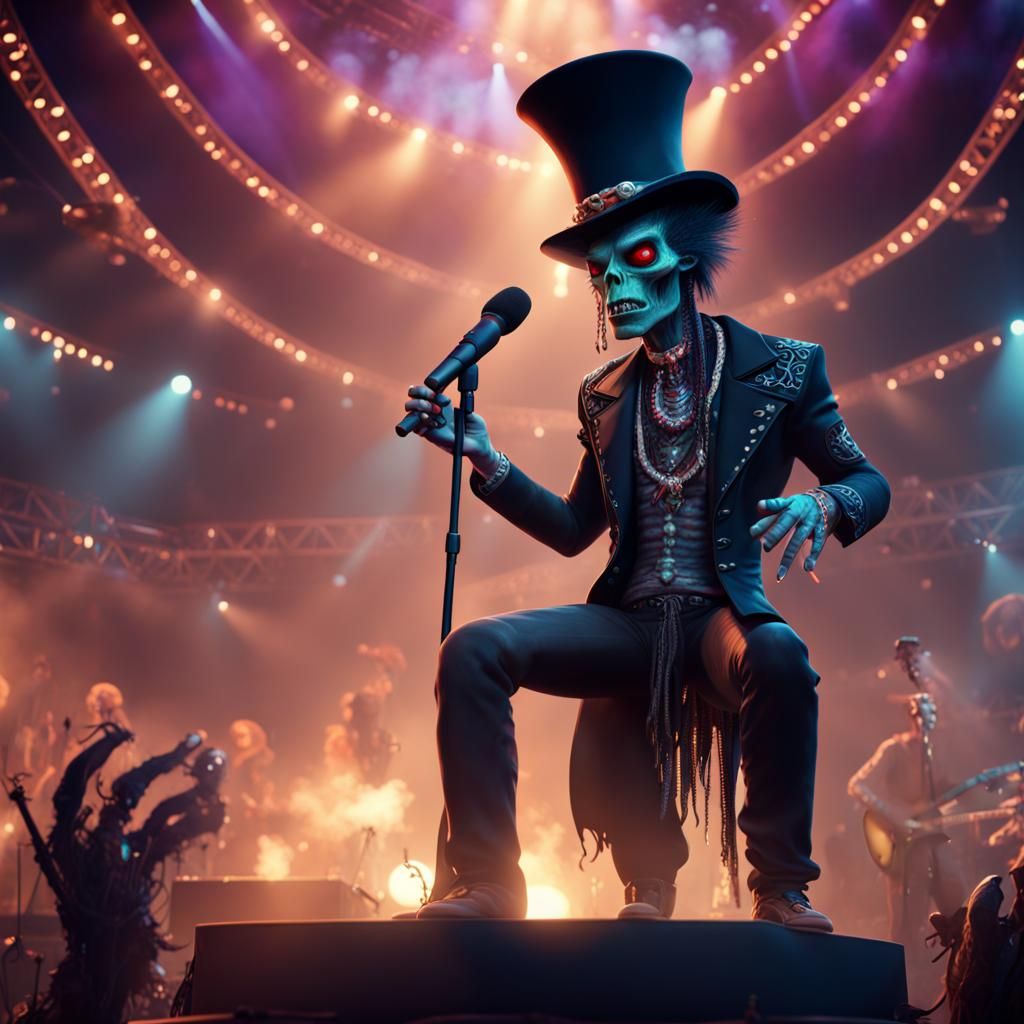 Alien Rock Festival: Rock Vocalist in Voodoo Top Hat