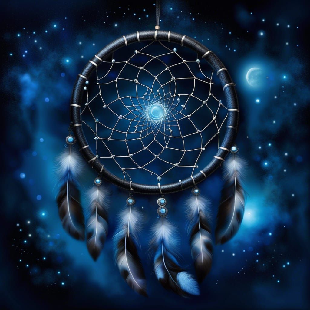 Diamond Dreamcatcher in Ethereal Night