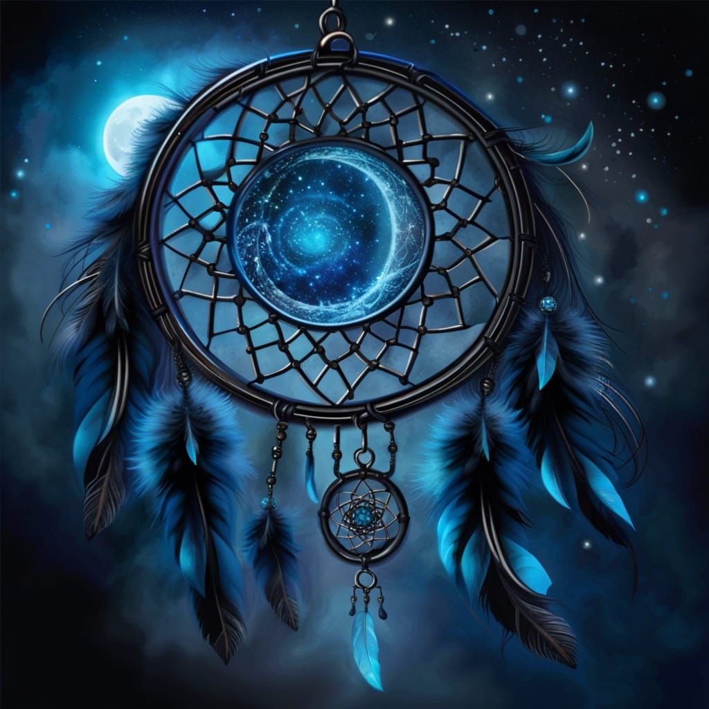 Diamond Dreamcatcher in Ethereal Night