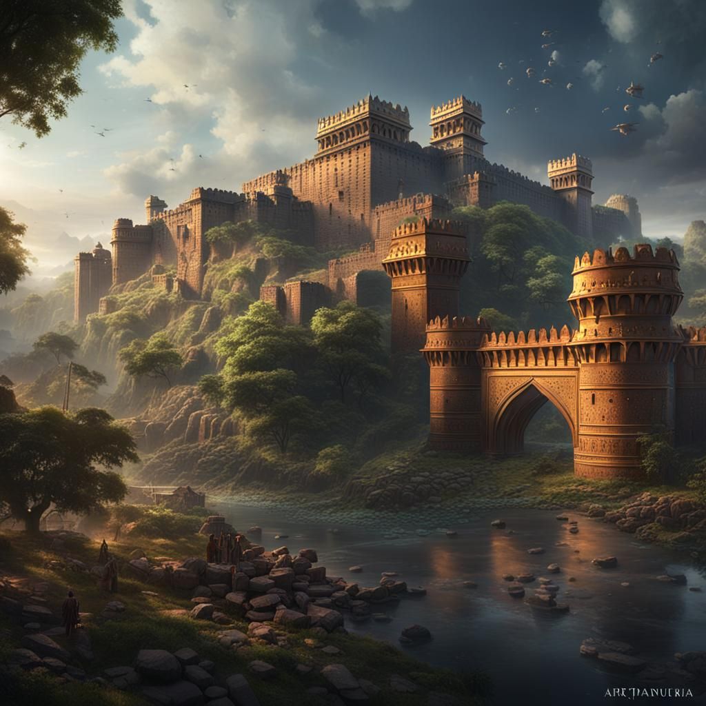 Uraiyur: Ancient Chola Capital as Matte Painting