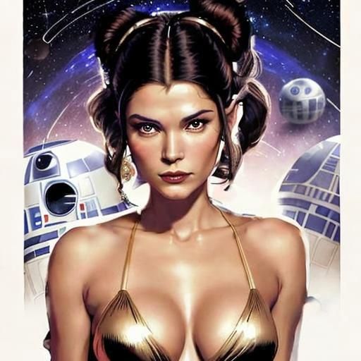 Abstract Blend of Colors and Forms