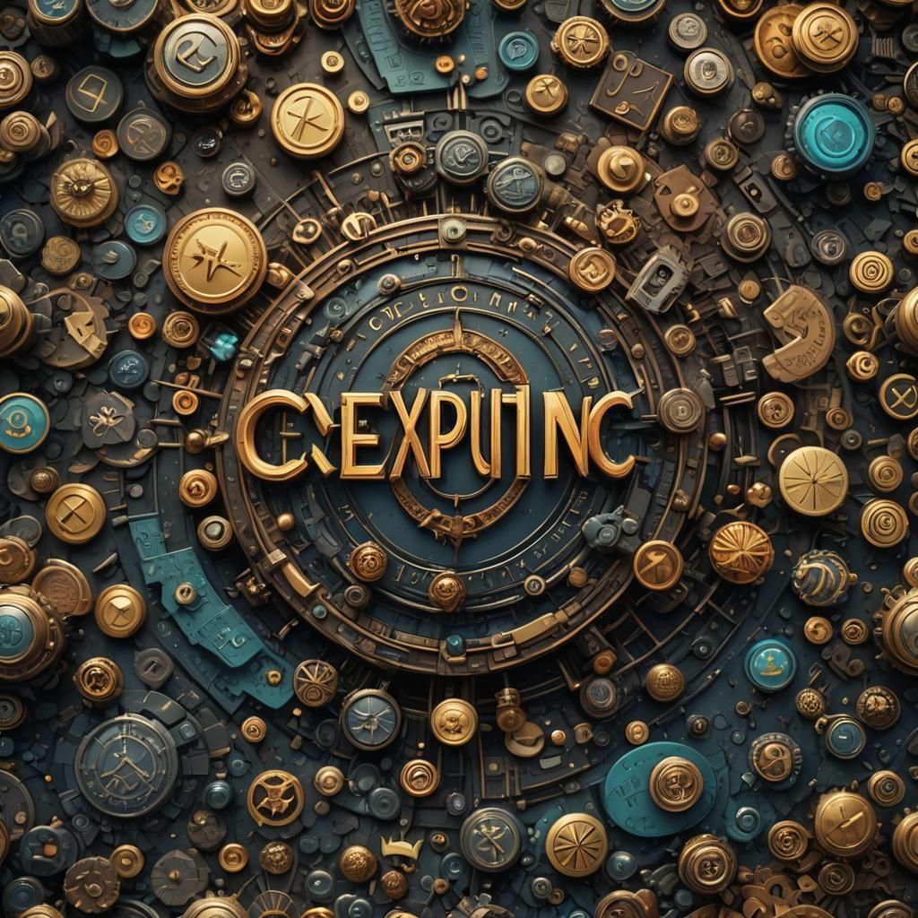 Exuberant Confirmation Button in Digital Matte Painting