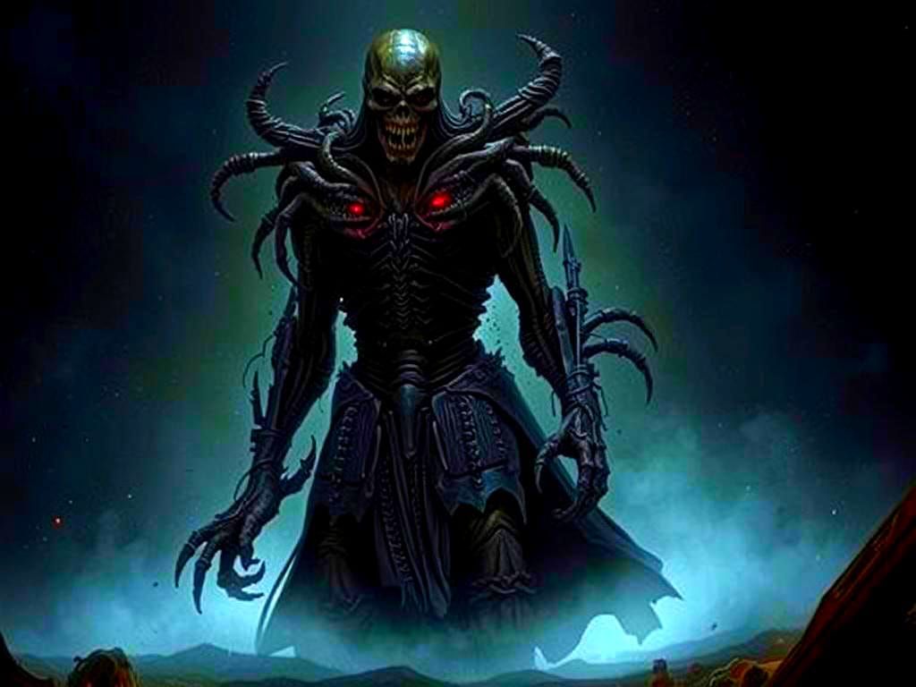 Evil Dead Creatures: A Dark Giger-esque Masterpiece