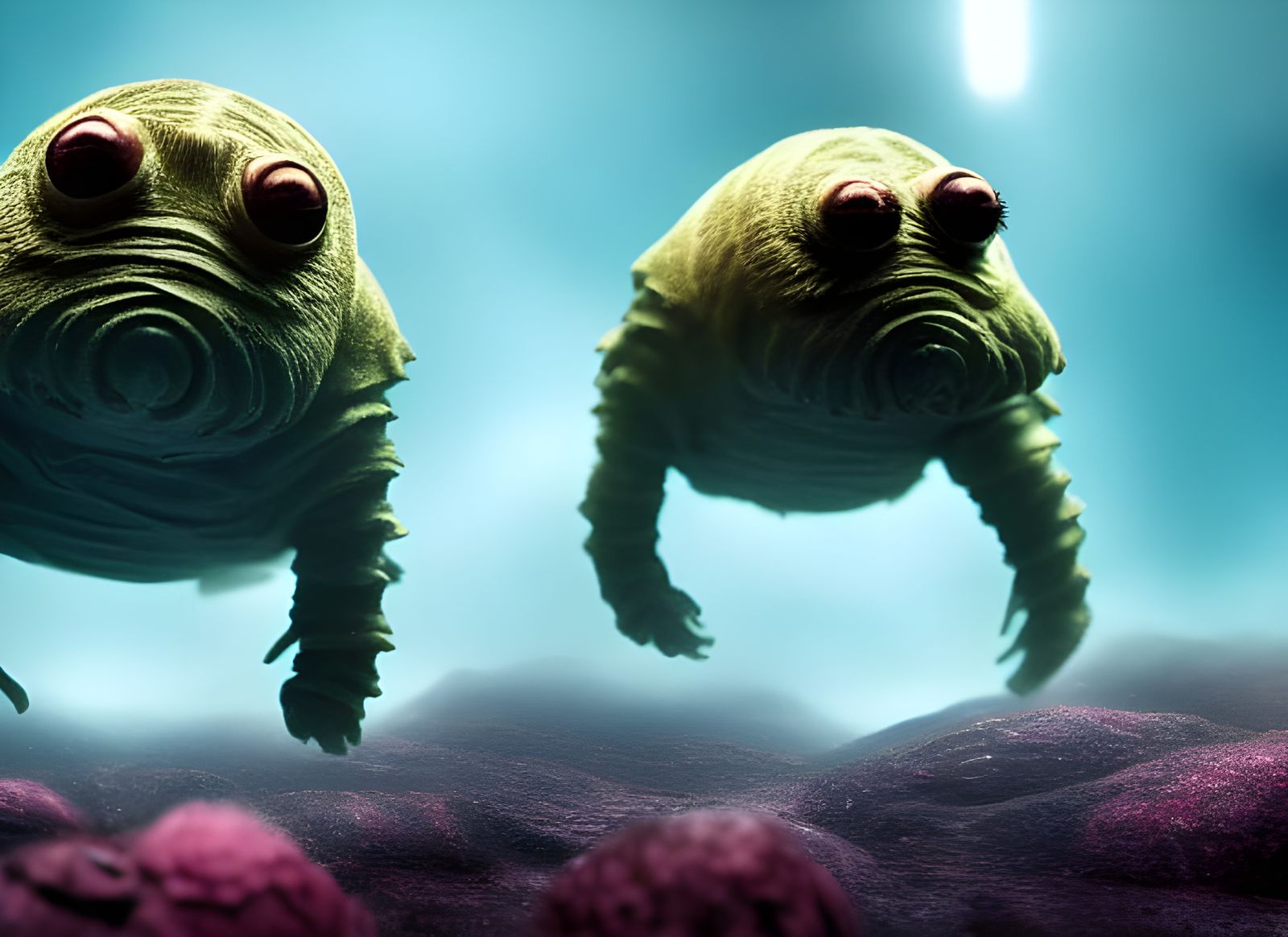 Cinematic Tardigrade Invasion in Vivid Detail