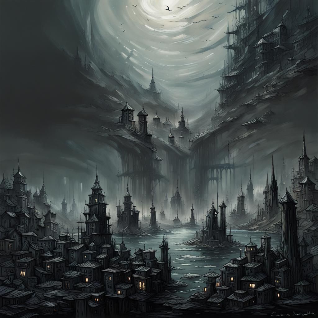 Ominous City Beneath the Sea: Neo-Expressionist Horror
