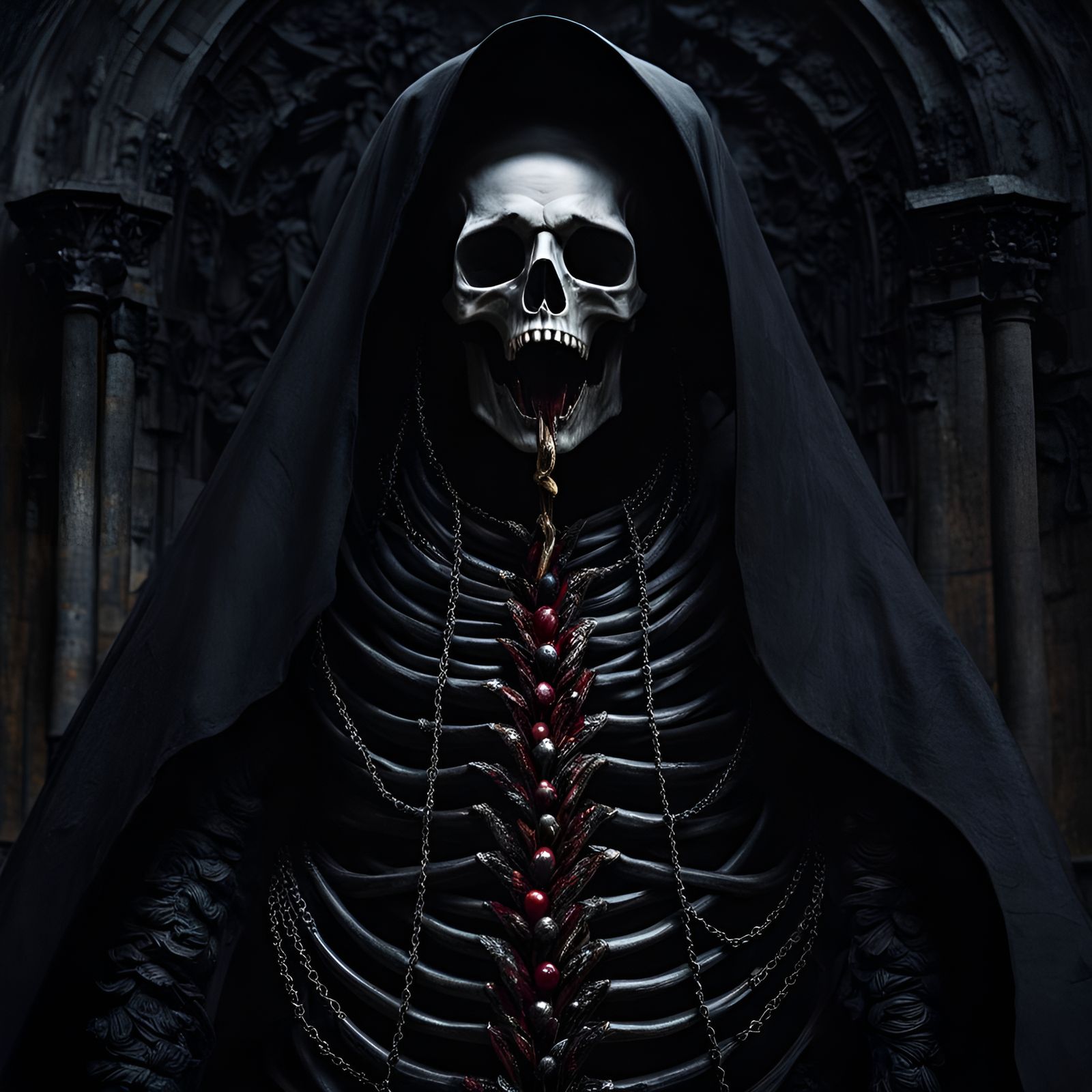 Will we remain stuck in the throat of gods?
Will the pain stop if we go deeper?