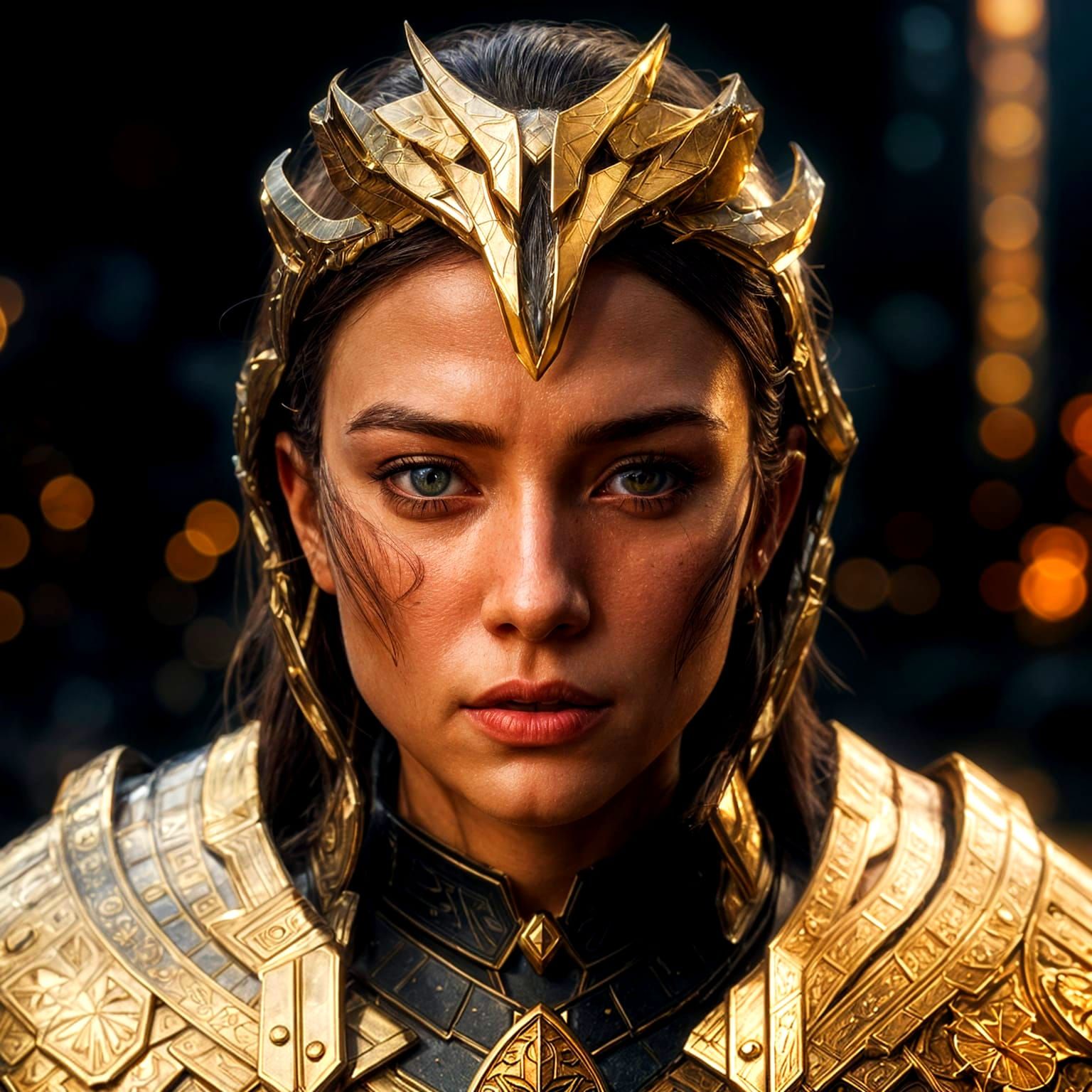 Detailed Portrait in Dynamic Lighting