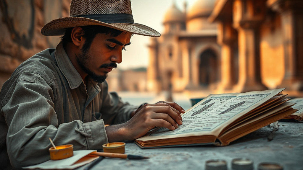 Volunteer Restores Ancient Art with Cinematic Lighting