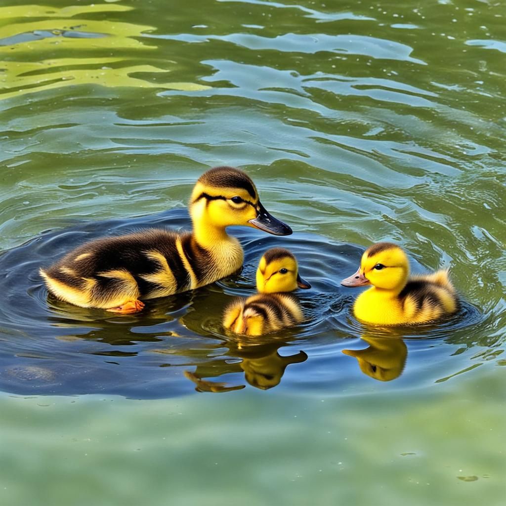 Puppy and Ducklings: A Heartwarming Encounter