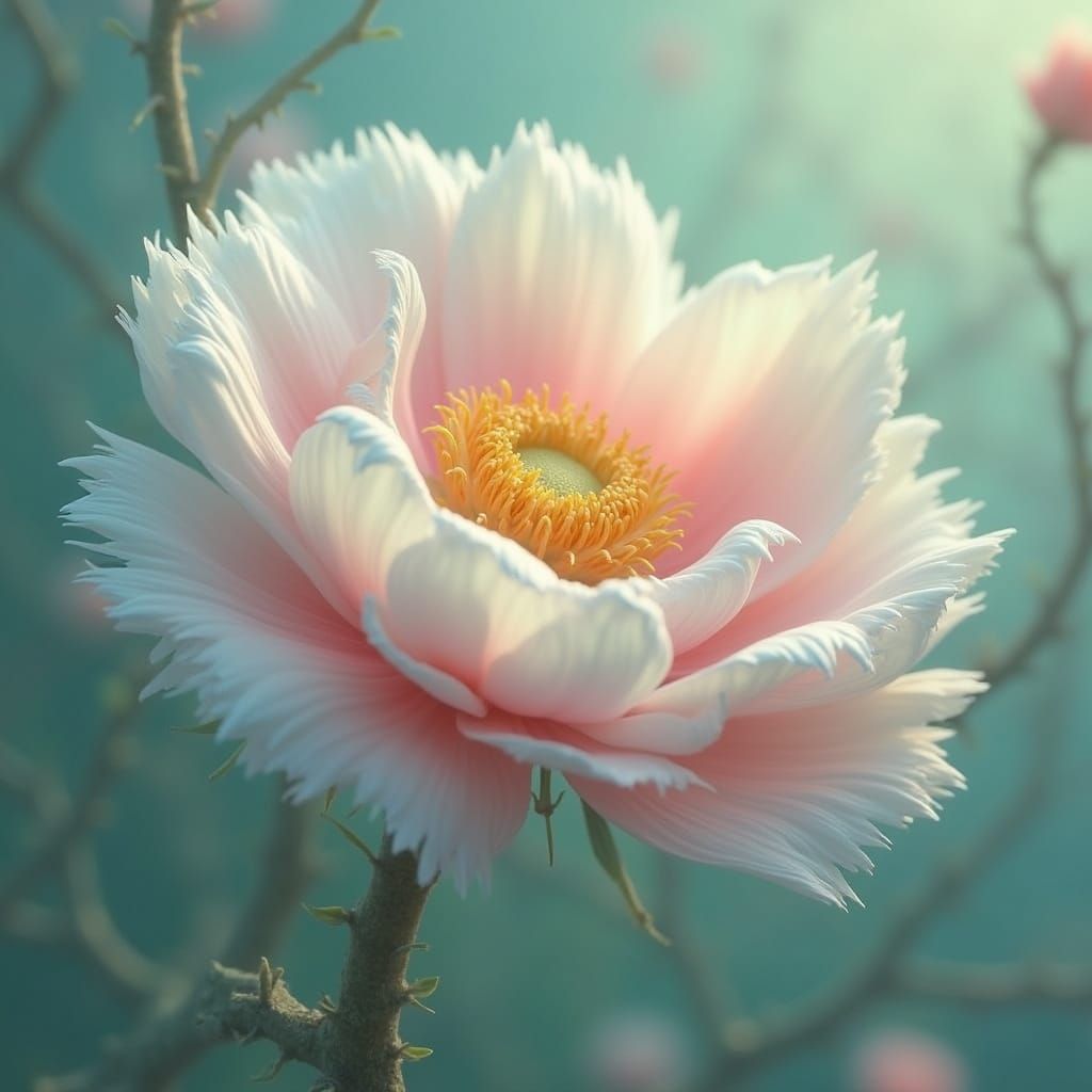 Ethereal Bloom in Whimsical Dreamscape