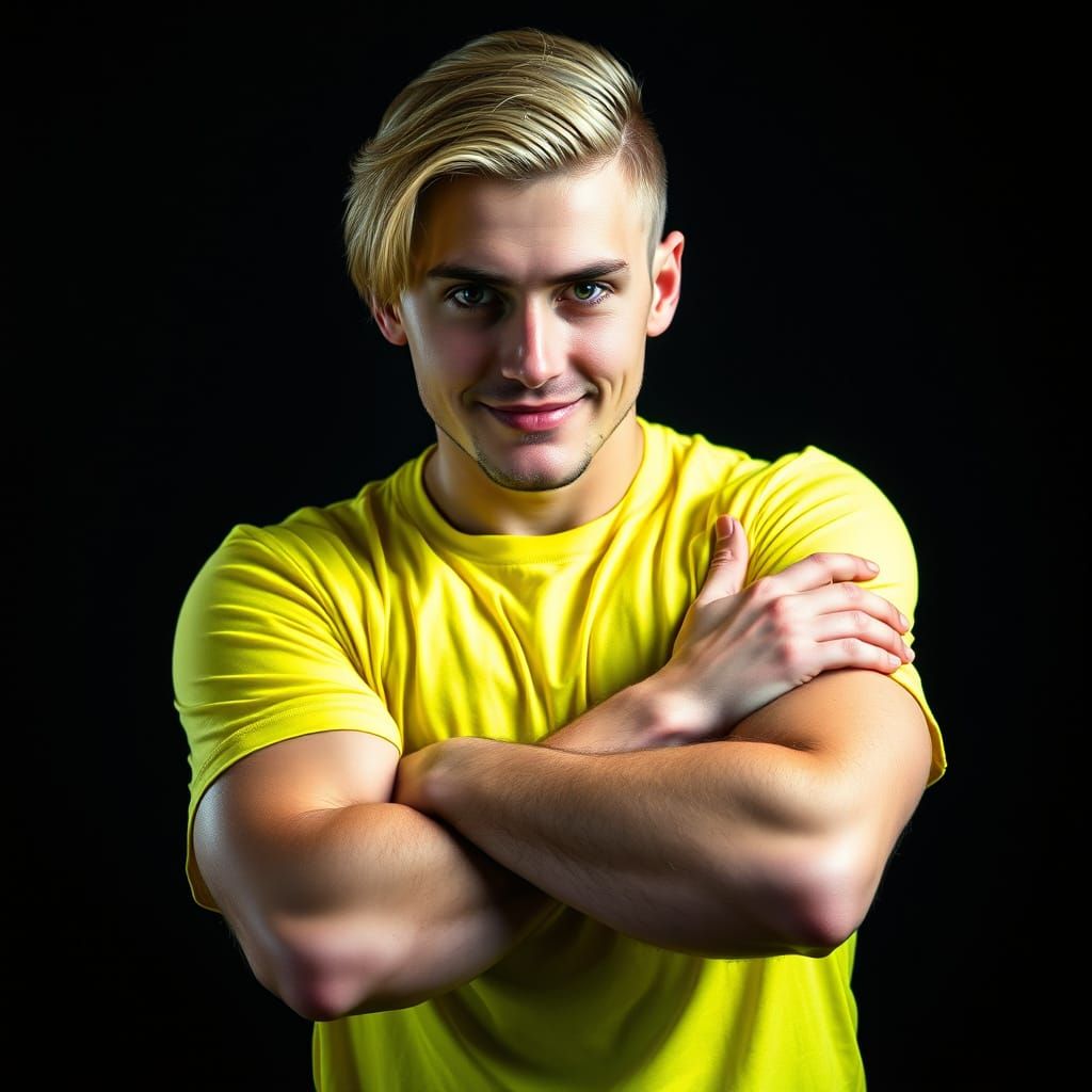 Stunning Portrait of a Man in Cinematic Style