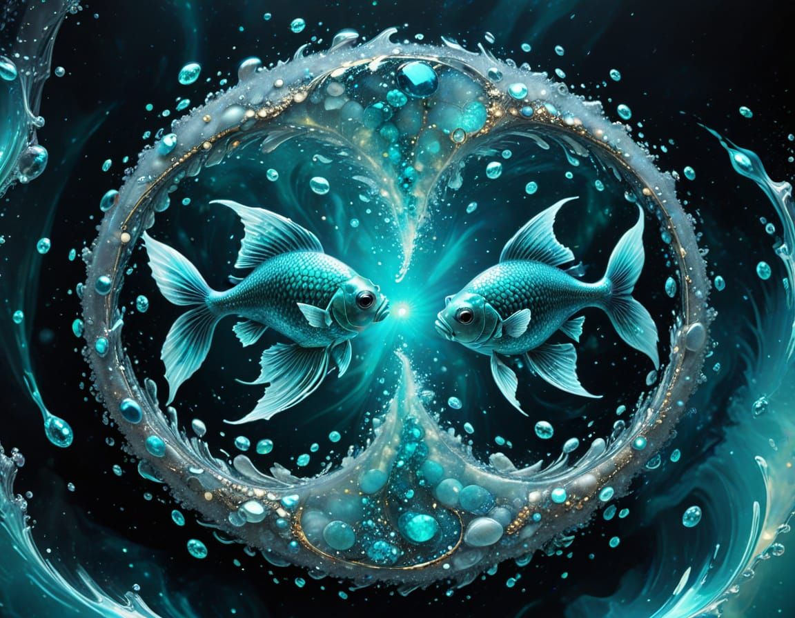 Astral Aquamarine Dreamscape in Cosmic Style