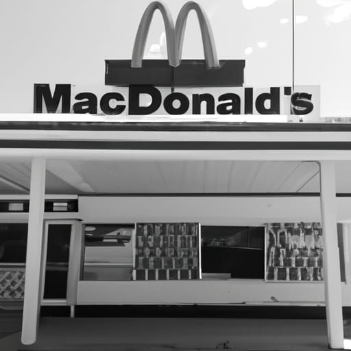 Vintage 1950s McDonald's Restaurant