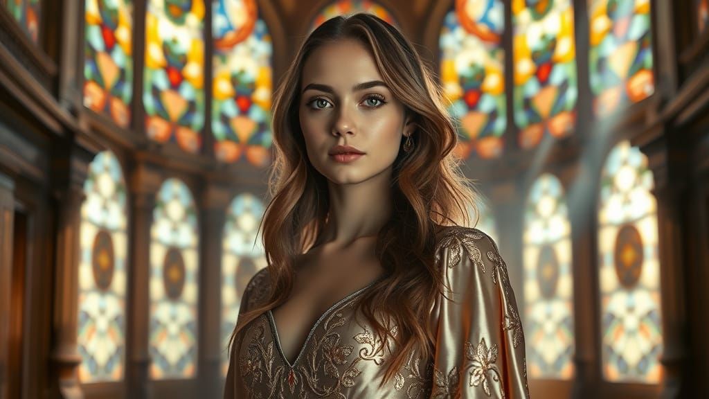 realistic portrait of ...