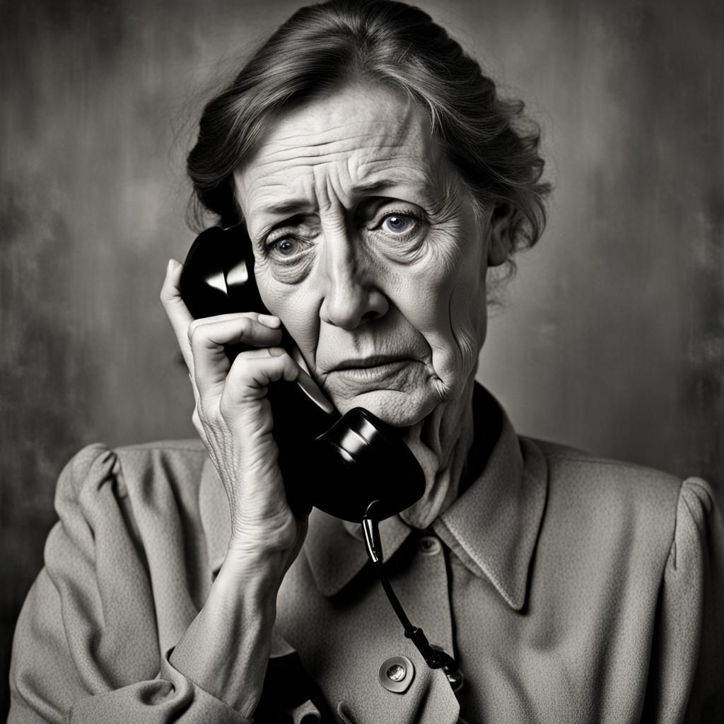 Woman's Portrait in Roger Ballen Photographic Style