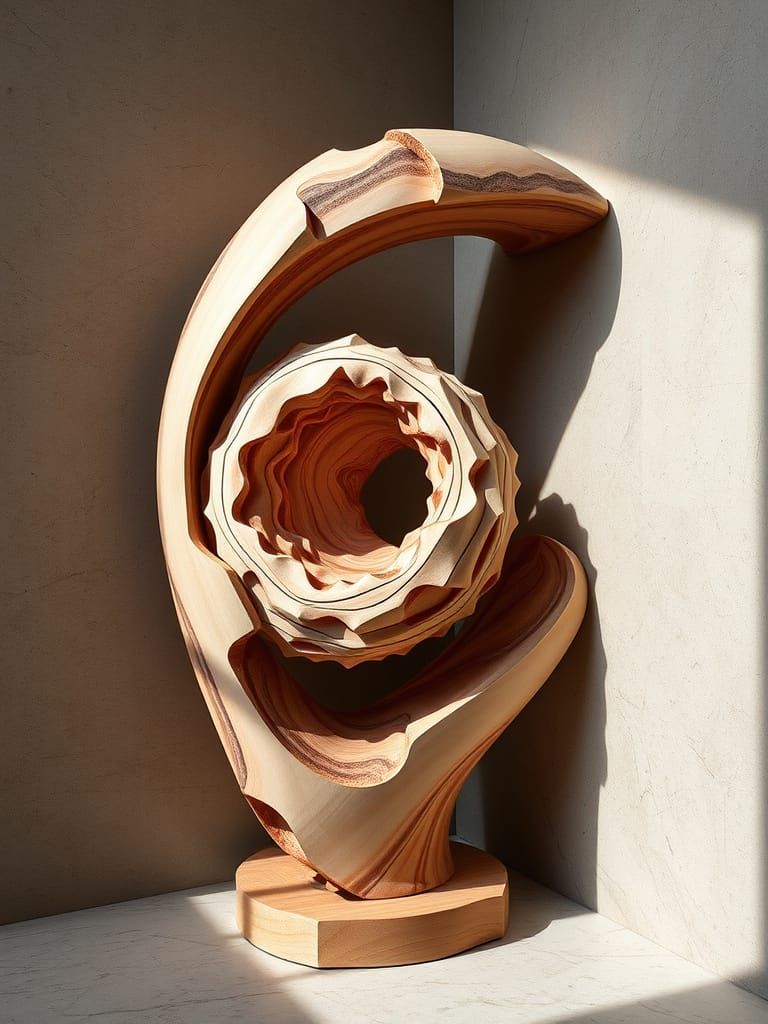 Carved From Pink Ivory Wood