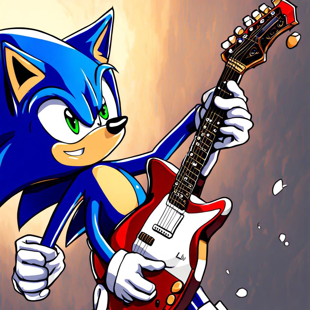 Sonic the Hedgehog Anime Style Fan Art