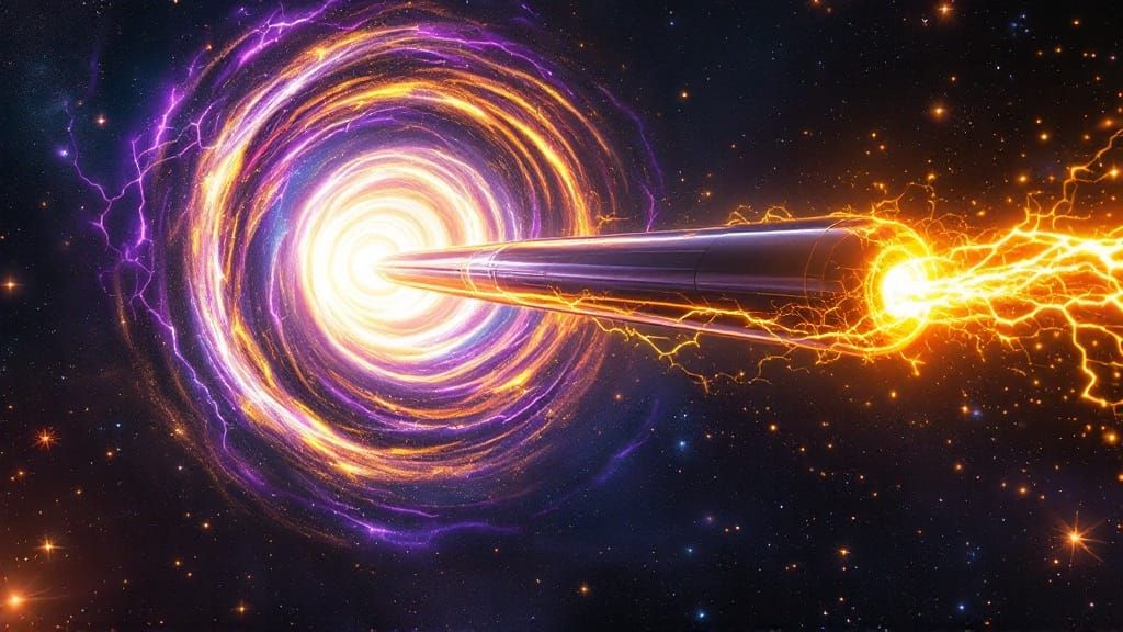 Mysterious Spacecraft Approaches Vortex