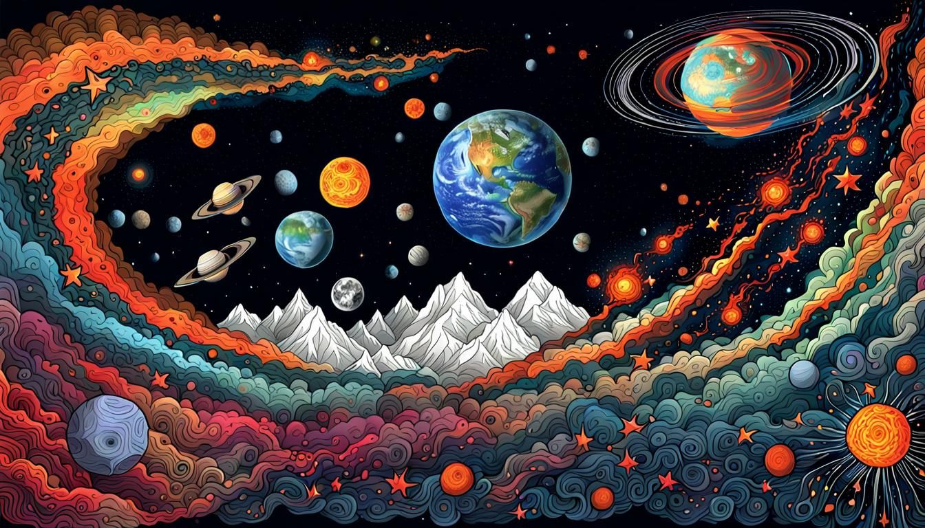 ZENTANGLE 
》▪︎THE BIG RIP THE ASTEROID-IMPACT
》▪︎THE MOST DESTRUCTIVE THING IN THE WORLD
》▪︎HYPER VISUALISED
✴️COLLECTIO...