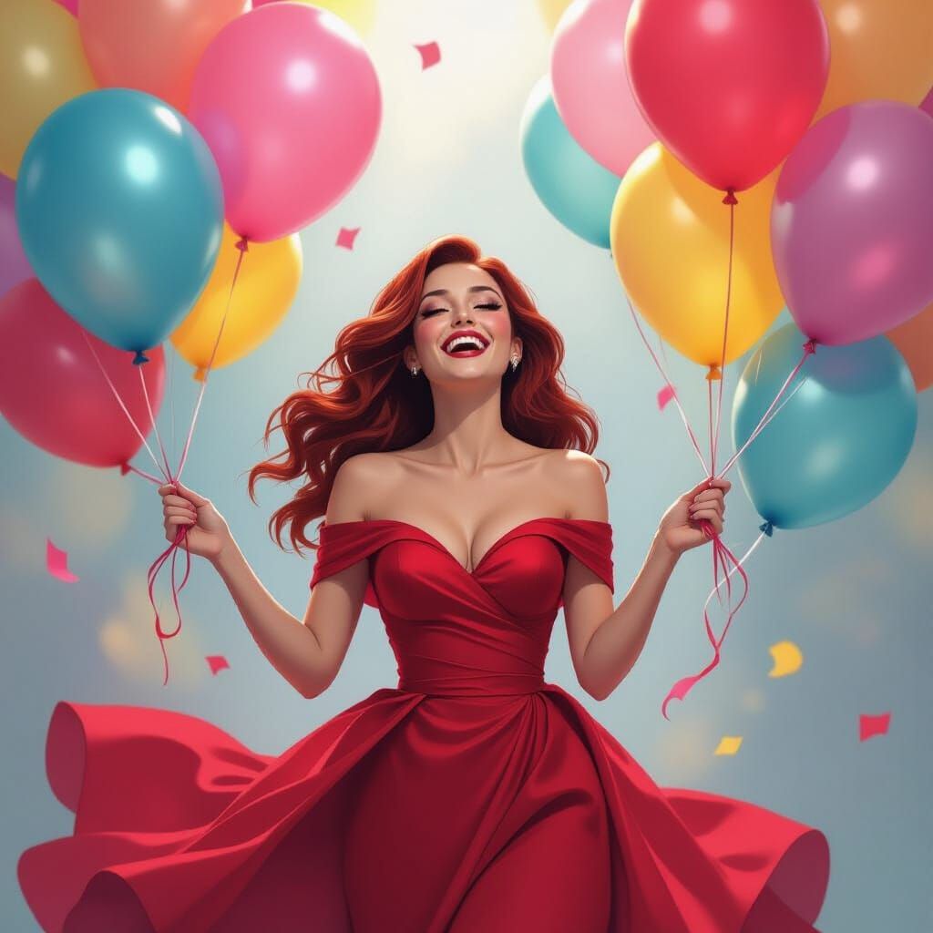 Scarlet Witch's Whimsical Birthday Celebration