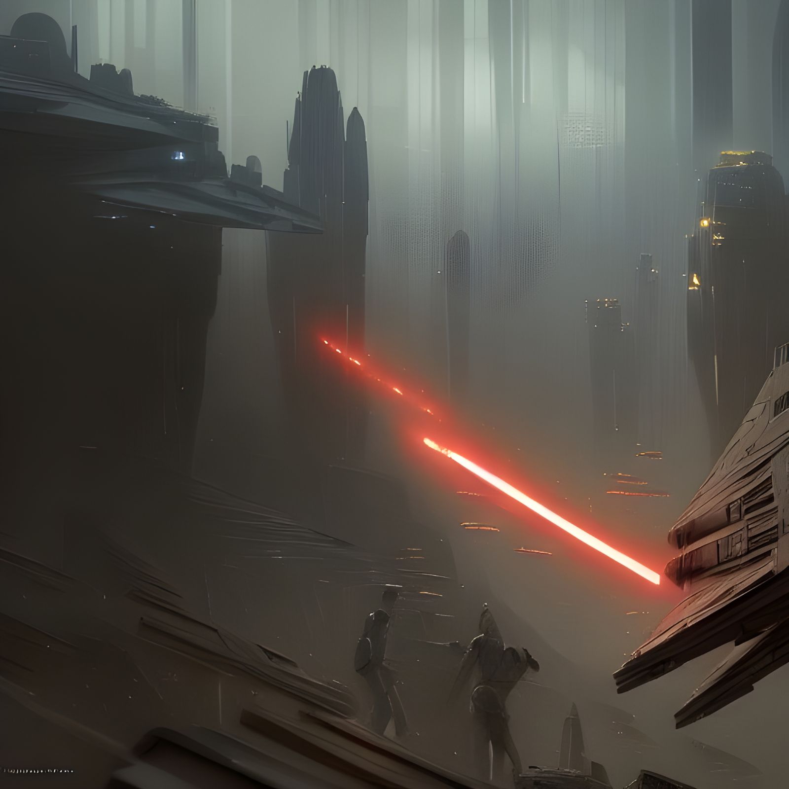 Star Wars Masterpiece in Dark Fantasy Style