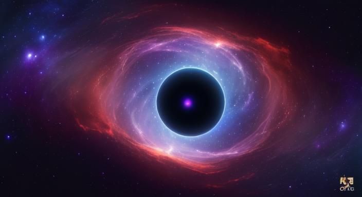 Cosmic Black Hole in Ultra HD Photography