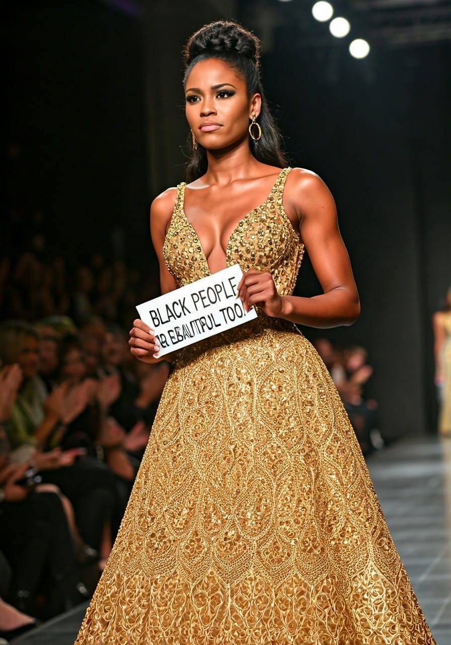 Hey AI! Black people are beautiful too!